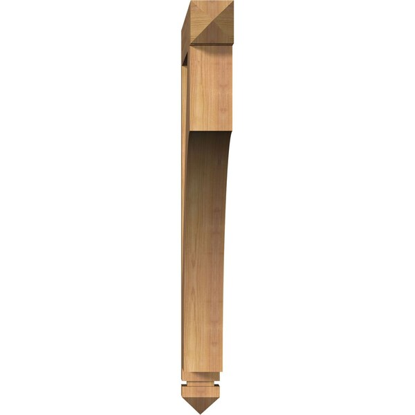 Westlake Arts & Crafts Smooth Bracket, Western Red Cedar, 3 1/2W X 36D X 36H